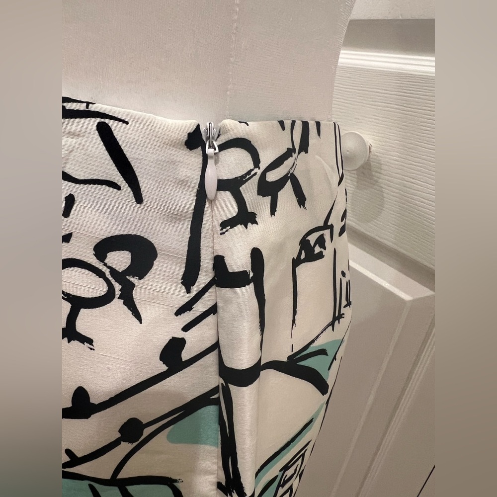 100% silk Gracie Dane Lewis skirt size 4P - Picture 11 of 11